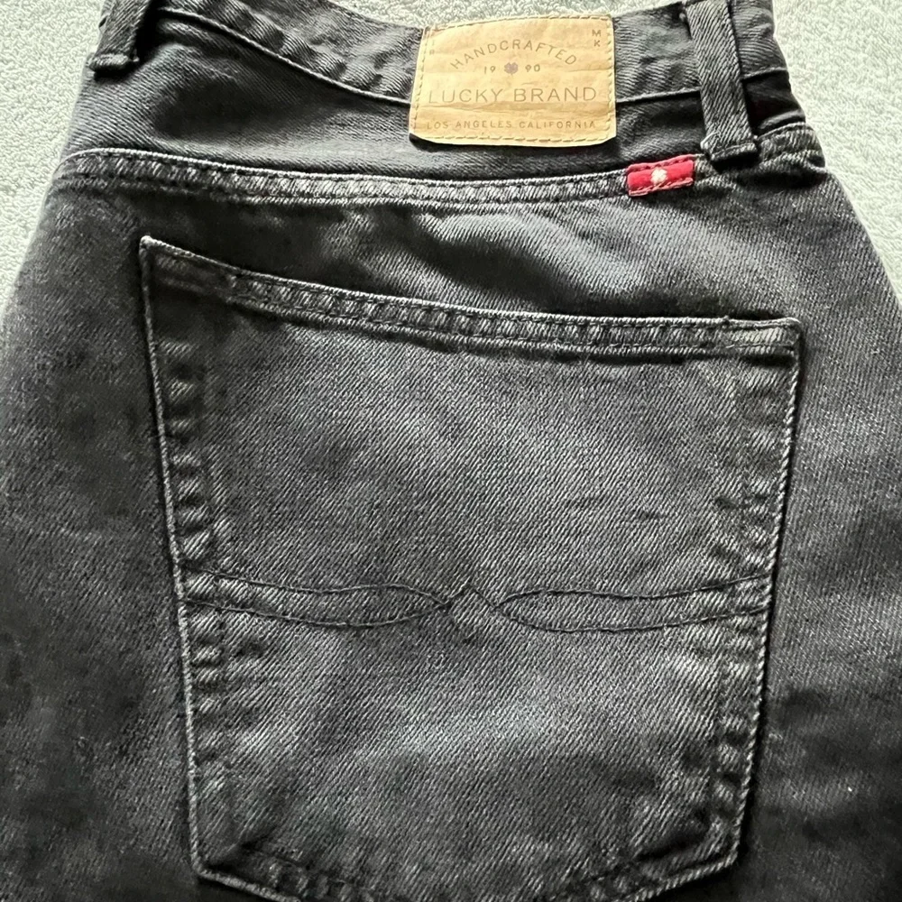 *LIKE NEW*. Lucky Brand 221 Original Straight Black Jeans